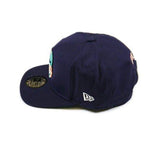 Camo Astro Head Snapback Hat One Size Medieval Blue