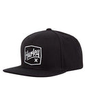 Tall Boy Snapback Hat, Black
