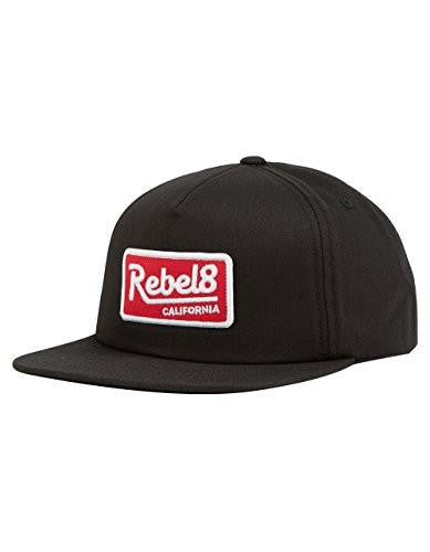 Premium Script Snapback Hat, Black