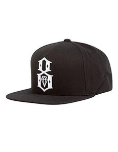 Logo Snapback Hat Black