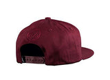 Signature Snapback Hat Burgundy