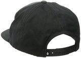 Volcom Villain Snapback Hat, Black, One Size