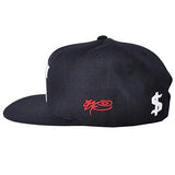 S Ssur Snapback Hat Down By Law Black Adjustable