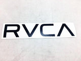 Rvca All The Way Trucker Snapback Hat Black White Sticker