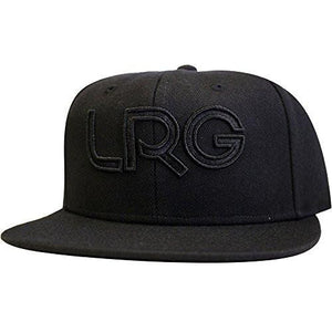 Branded Snapback Hat Black Black
