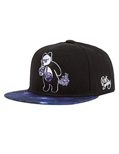 Riot Society Galaxy Panda Bubbles Boys Snapback Hat, Black