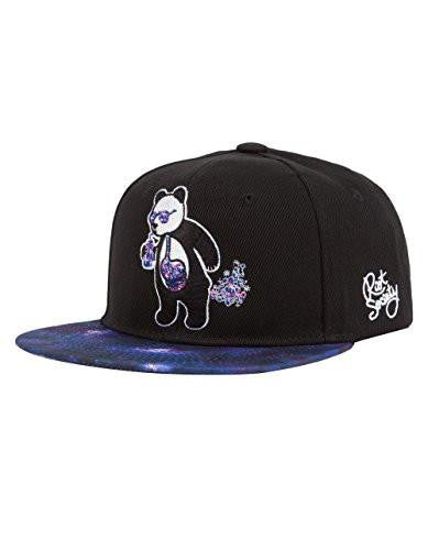 Riot Society Galaxy Panda Bubbles Boys Snapback Hat, Black