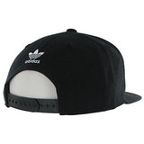 Originals Snapback Flatbrim Cap, Black/White, One Size