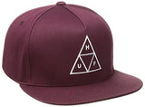 Triple Triangle Snapback Essential, Wine, One Size