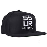 Ssur Ssurvanchy Snapback Hat Black Adjustable
