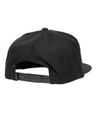Rvca Nations Snapback Hat Black Red White Blue