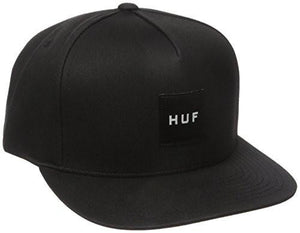 Box Logo Snapback Black, One Size