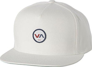 Rvca Center Snapback Hat White One Size