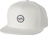 Rvca Center Snapback Hat White One Size