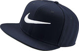 Swoosh Pro Snapback Cap, Dark Obsidian, One Size Adjustable