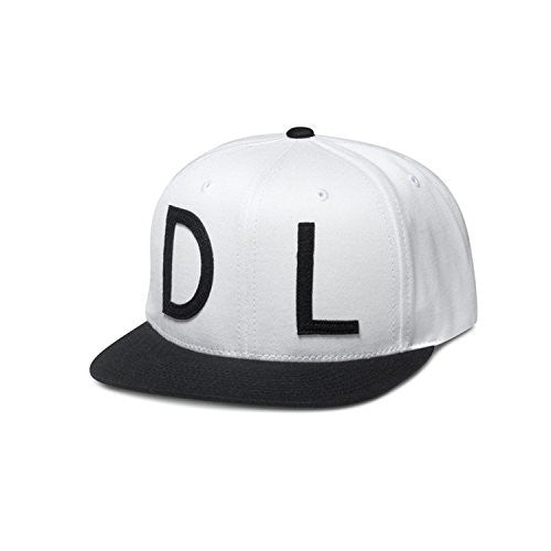 Diamond Supply Snapback Hat D L White/Black