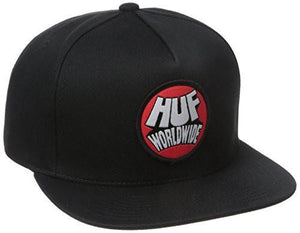 Rhythm Snapback, Black, One Size