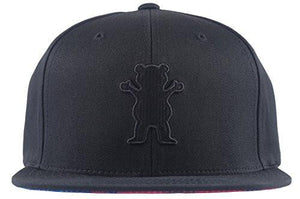 X Grizzly Digi Tie Dye Snapback In Black