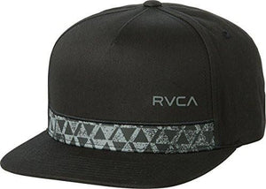 Rvca Sea Drift Snapback Hat, Black/Grey, One Size