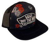 Vans Shoes Off The Wall Beach Girl Trucker Snapback Hat Cap Roses