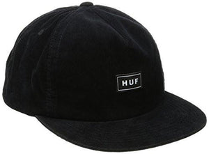 Corduroy Bar Logo Snapback, Black, One Size
