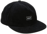 Corduroy Bar Logo Snapback, Black, One Size