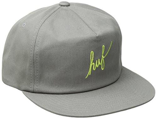 Script Snapback, Natural Grey, One Size