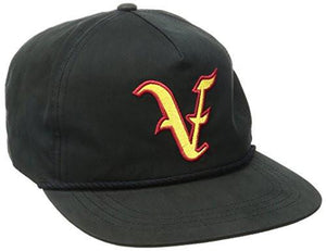 Volcom Villain Snapback Hat, Black, One Size