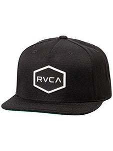 Rvca Unisex Commonwealth Snapback Cap Black