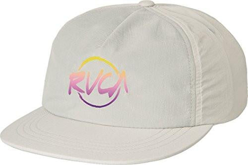 Rvca Layd Back Snapback Hat, Off White, One Size