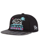 Riot Society Cali Vice Boys Snapback Hat, Black Combo