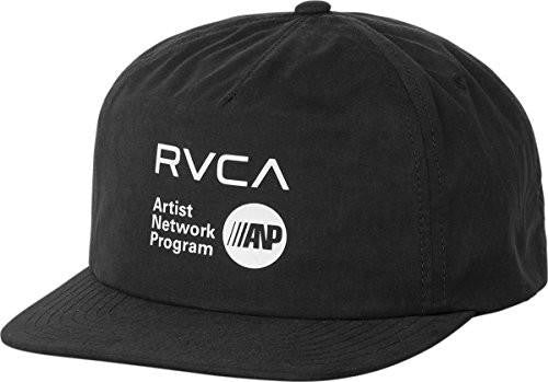 Rvca Anp Five Snapback Hat, Black, One Size