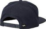 Rvca Boy Commonwealth Snapback Hat Navy/White One Size