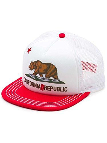 Vans Off The Wall California Bear Snapback Trucker Hat Cap Lollipop