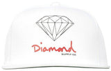 Og Logo Snapback Hat In White