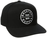 Brixton Oath Iii Snapback Hat Black One Size