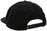 Corduroy Bar Logo Snapback, Black, One Size