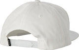 Rvca Center Snapback Hat White One Size