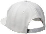 Rose Snapback, White, One Size
