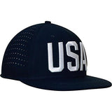 Usa Trucker Perforated True Snapback Adjustable Hat