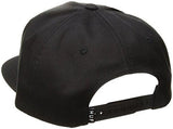 Triple Triangle Snapback, Black, One Size