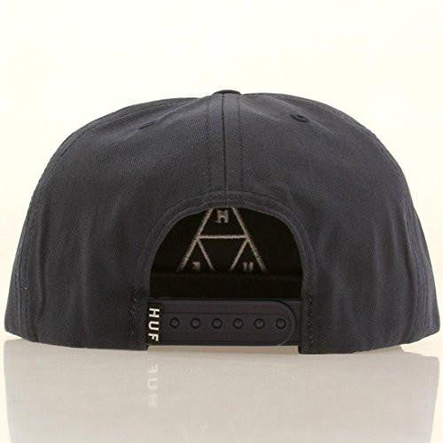 Triple Triangle Snapback Hat, Navy, One Size