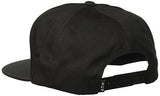 Triple Triangle Snapback, Black, One Size