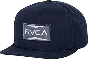 Rvca Director Snapback Hat, Navy, One Size