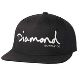 Og Script Snapback Hat Black