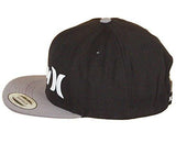 Hurley One & Only Snapback Cap In Dark Grey