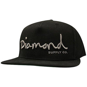Og Script Snapback Black