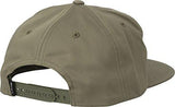 Rvca Legacy Snapback Hat Olive One Size
