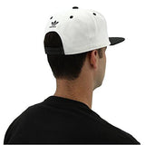 Originals Snapback Flat Brim Cap Whiteblack One Size