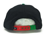 Script Snapback Hat Green/Red
